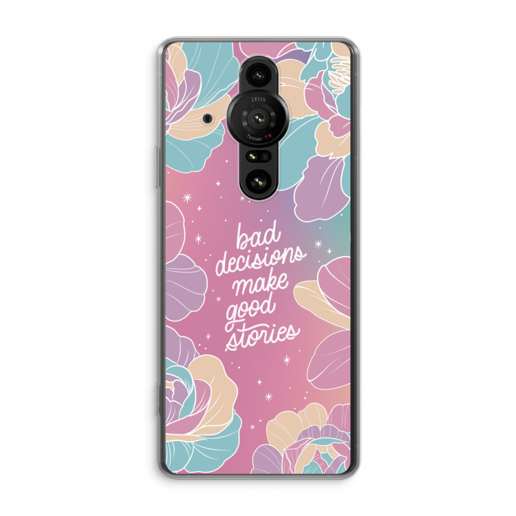 Good stories: Sony Xperia Pro-I Transparant Hoesje