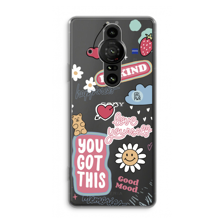 Positivity: Sony Xperia Pro-I Transparant Hoesje