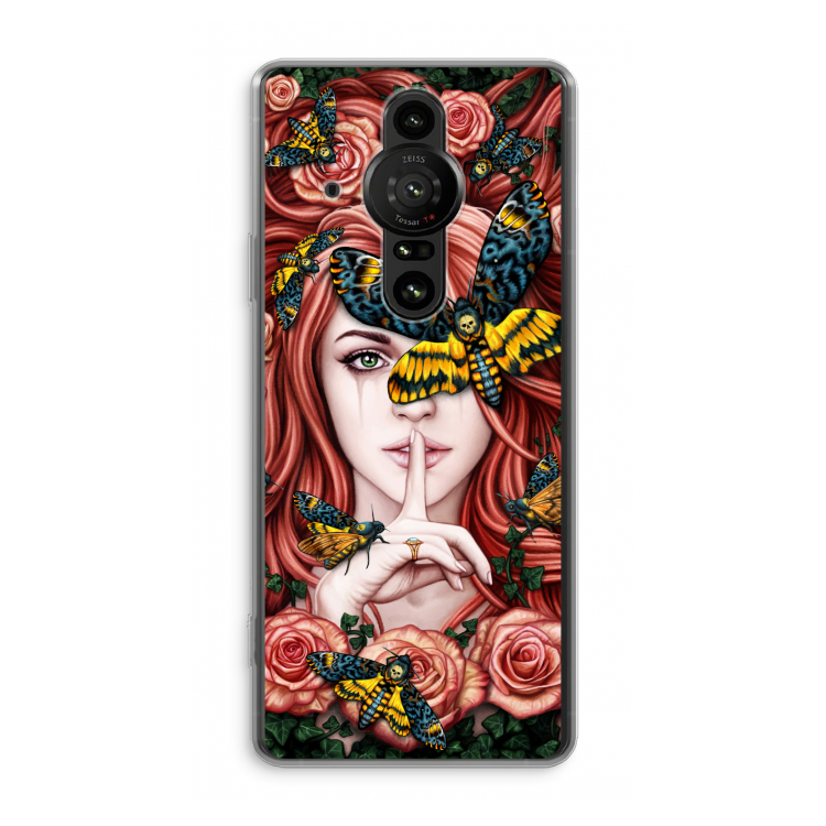 Lady Moth: Sony Xperia Pro-I Transparant Hoesje