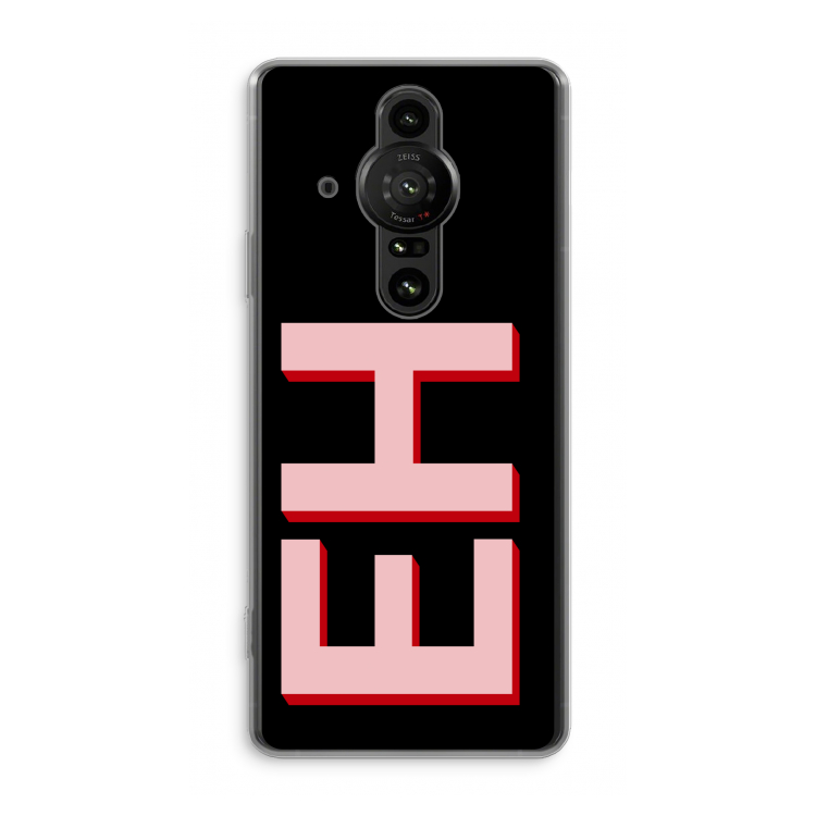 Monogram: Sony Xperia Pro-I Transparant Hoesje