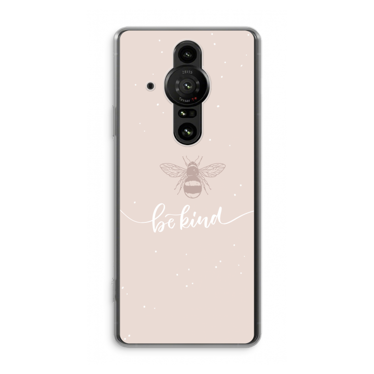 Be(e) kind: Sony Xperia Pro-I Transparant Hoesje