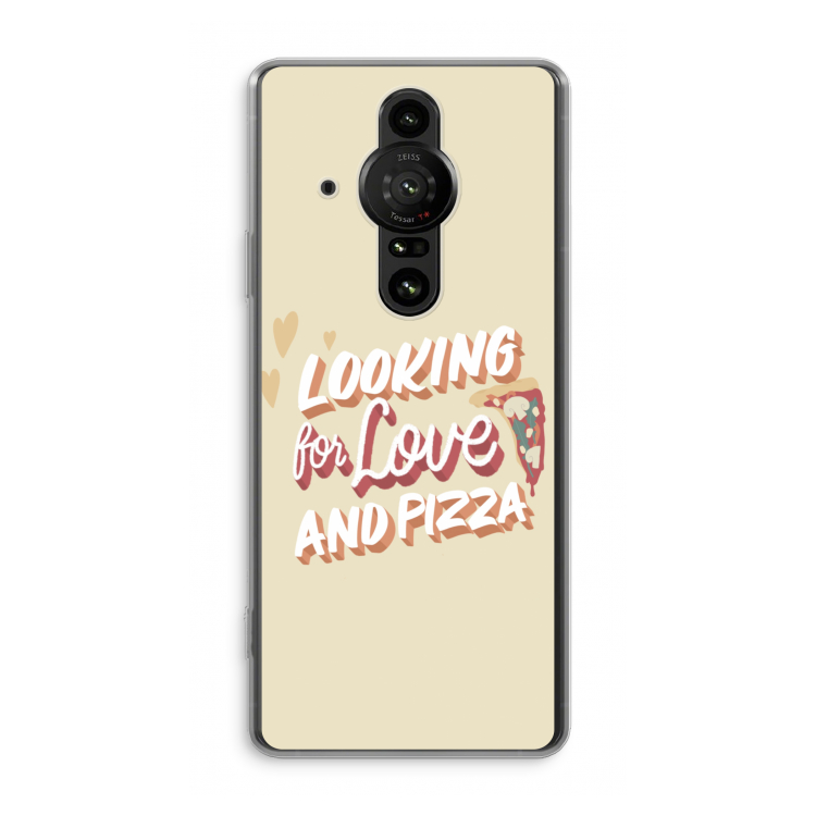 Pizza is the answer: Sony Xperia Pro-I Transparant Hoesje
