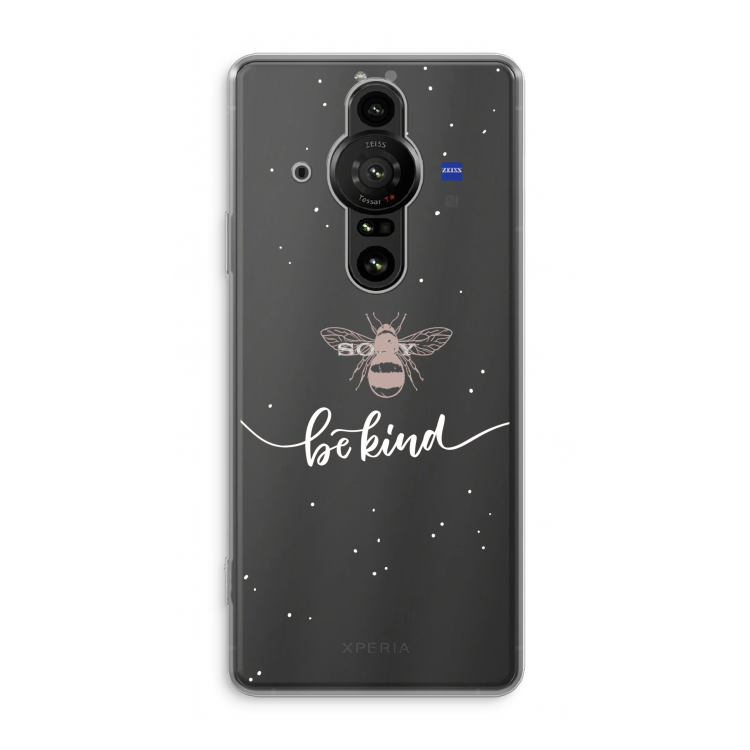 Be(e) kind: Sony Xperia Pro-I Transparant Hoesje
