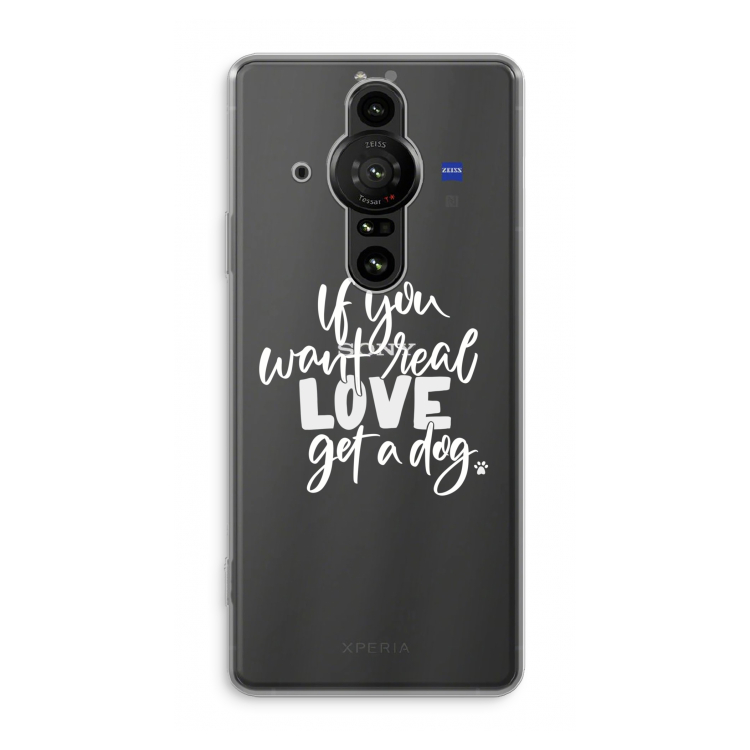 Partner in crime: Sony Xperia Pro-I Transparant Hoesje