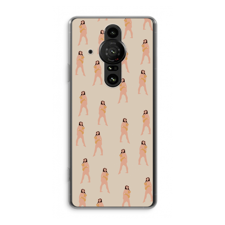 You're so golden: Sony Xperia Pro-I Transparant Hoesje