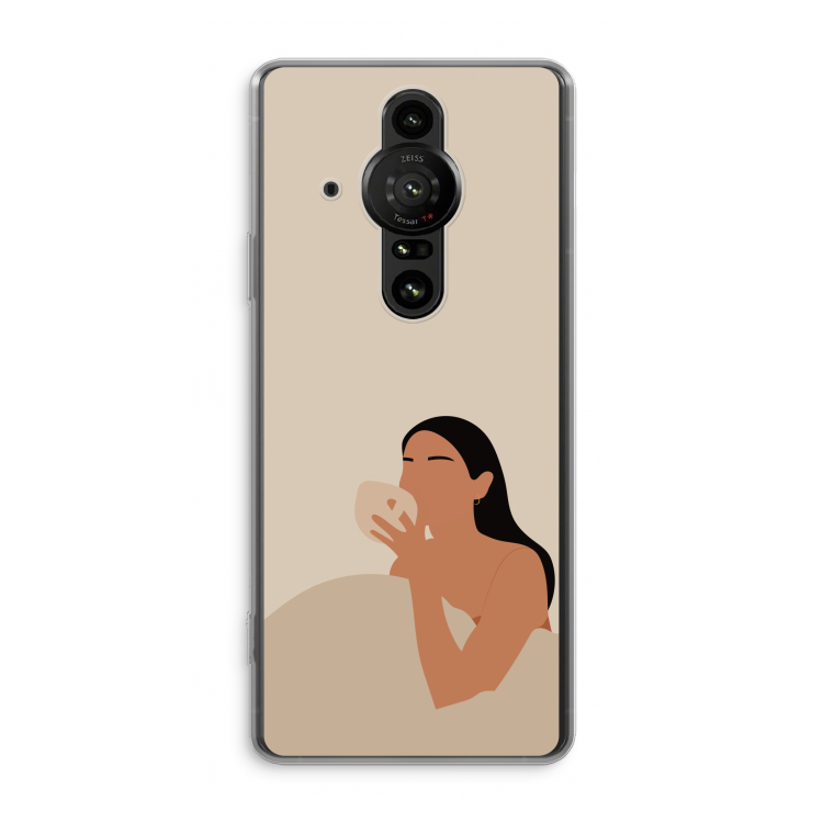Fresh coffee: Sony Xperia Pro-I Transparant Hoesje