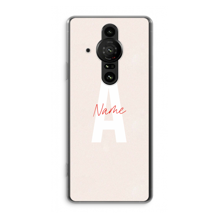 Strawberry Milkshake: Sony Xperia Pro-I Transparant Hoesje