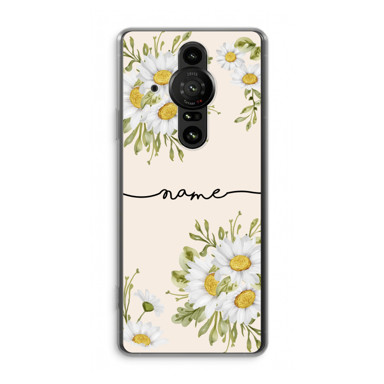 Daisies: Sony Xperia Pro-I Transparant Hoesje
