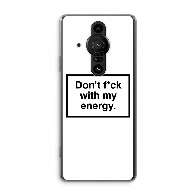 My energy: Sony Xperia Pro-I Transparant Hoesje