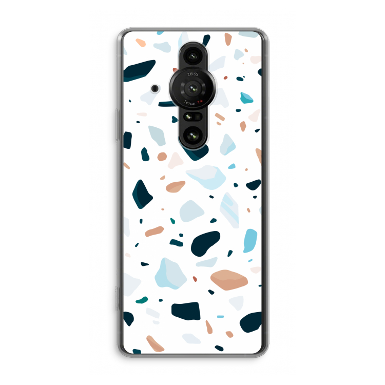 Terrazzo N°13: Sony Xperia Pro-I Transparant Hoesje