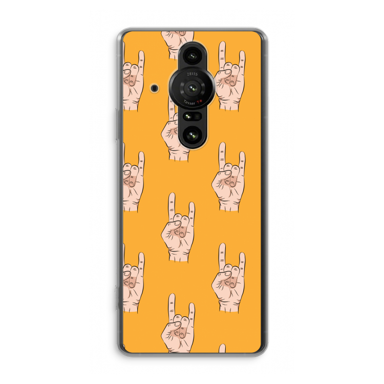 Rock: Sony Xperia Pro-I Transparant Hoesje