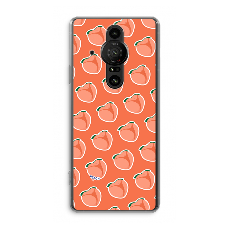 Just peachy: Sony Xperia Pro-I Transparant Hoesje