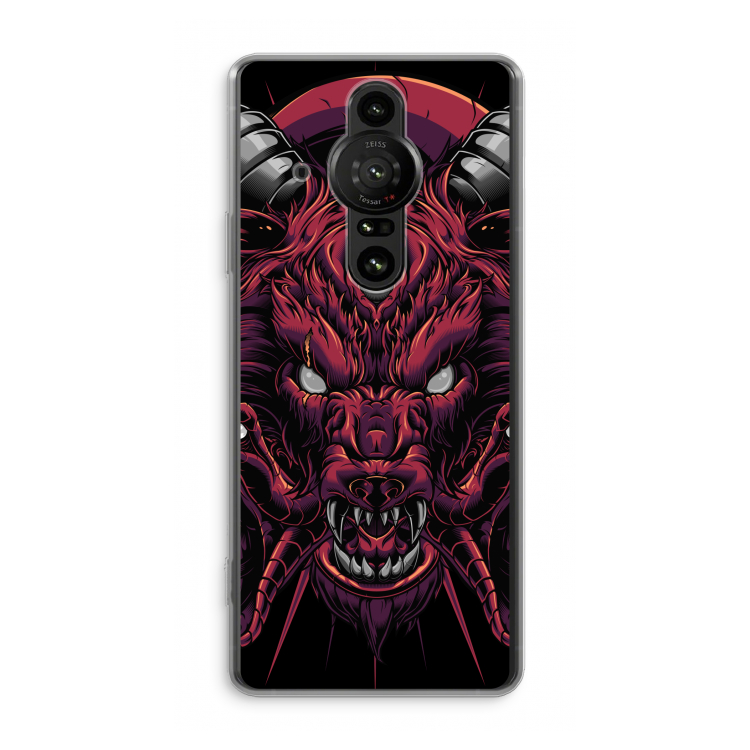 Hell Hound and Serpents: Sony Xperia Pro-I Transparant Hoesje