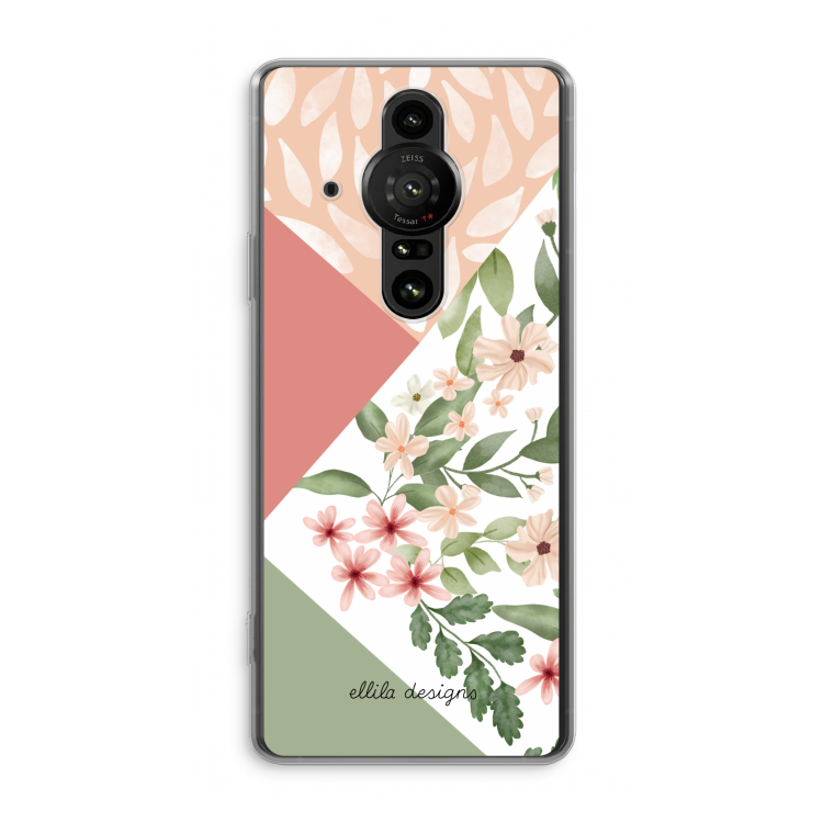 Sweet heaven geometrics: Sony Xperia Pro-I Transparant Hoesje