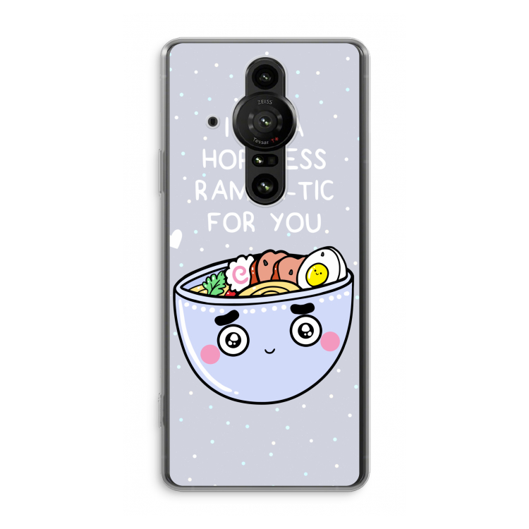 I'm A Hopeless Ramen-Tic For You: Sony Xperia Pro-I Transparant Hoesje