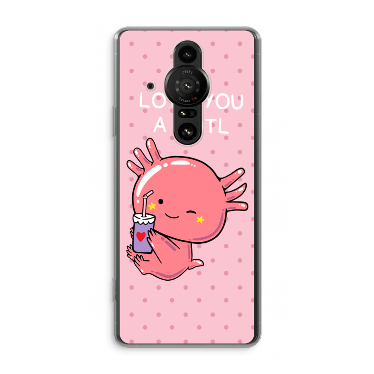 Love You A Lotl: Sony Xperia Pro-I Transparant Hoesje