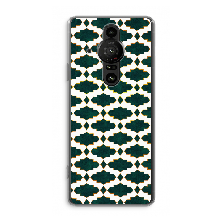 Moroccan tiles: Sony Xperia Pro-I Transparant Hoesje