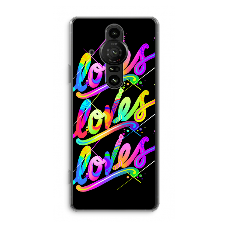 Loves: Sony Xperia Pro-I Transparant Hoesje