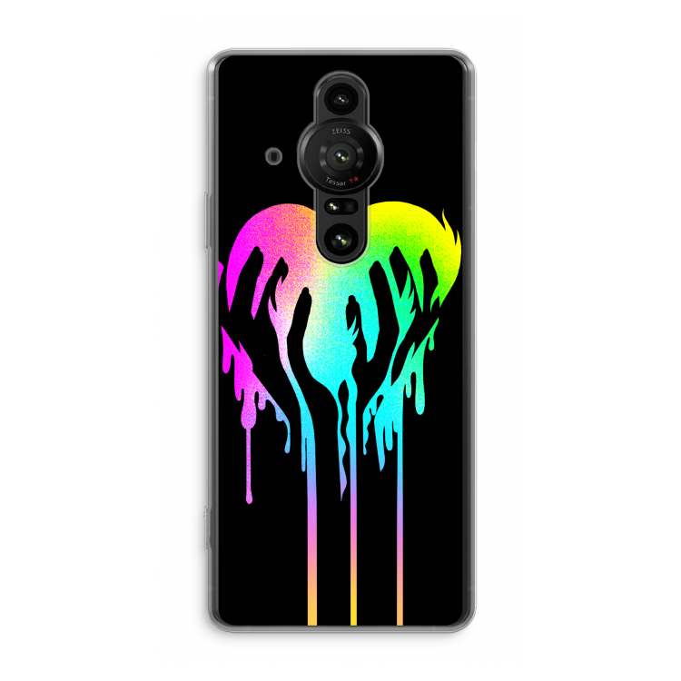 Hold My Heart: Sony Xperia Pro-I Transparant Hoesje