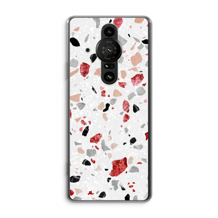 Terrazzo N°12: Sony Xperia Pro-I Transparant Hoesje