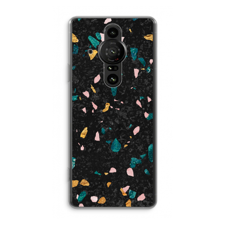 Terrazzo N°10: Sony Xperia Pro-I Transparant Hoesje