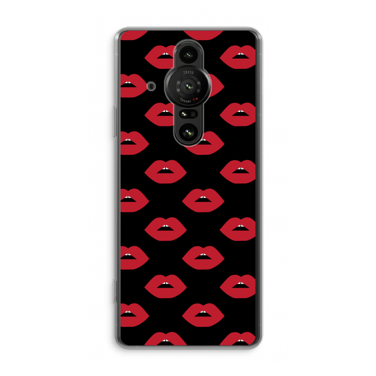 Lips: Sony Xperia Pro-I Transparant Hoesje