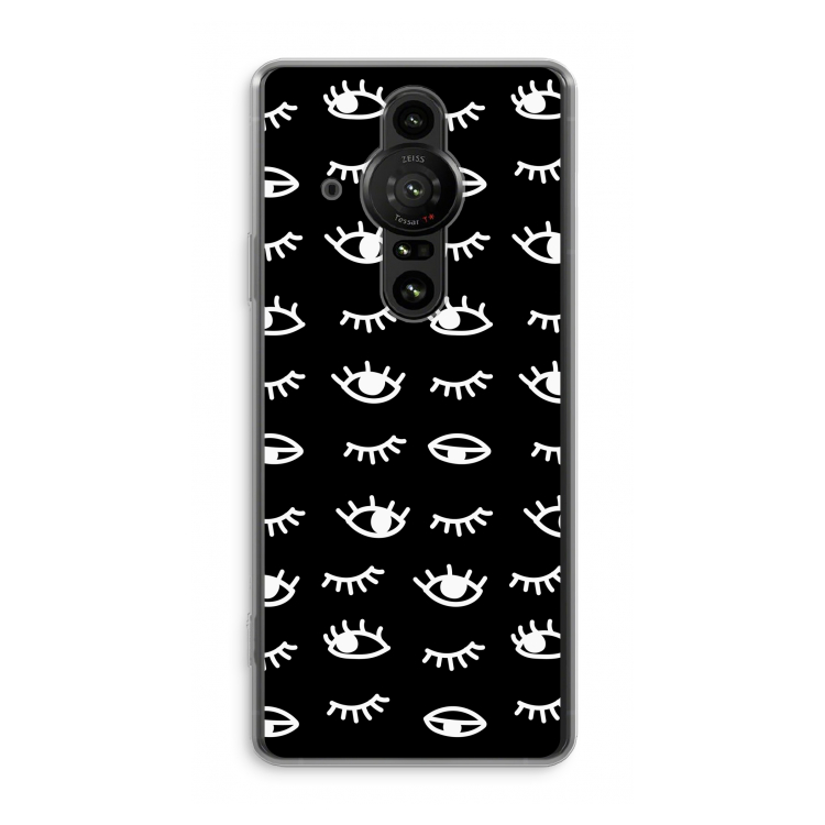 Eye pattern #3: Sony Xperia Pro-I Transparant Hoesje