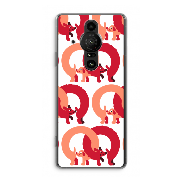Dogs: Sony Xperia Pro-I Transparant Hoesje