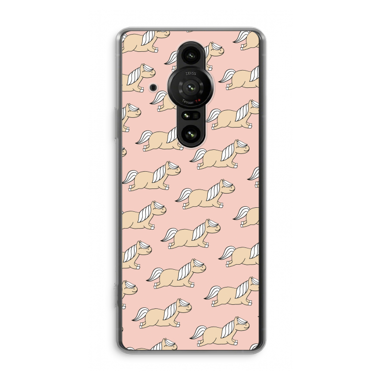 Ponys: Sony Xperia Pro-I Transparant Hoesje