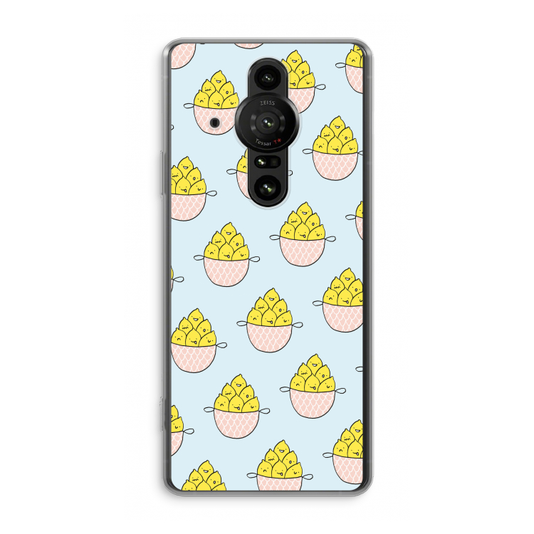 Citroenen: Sony Xperia Pro-I Transparant Hoesje