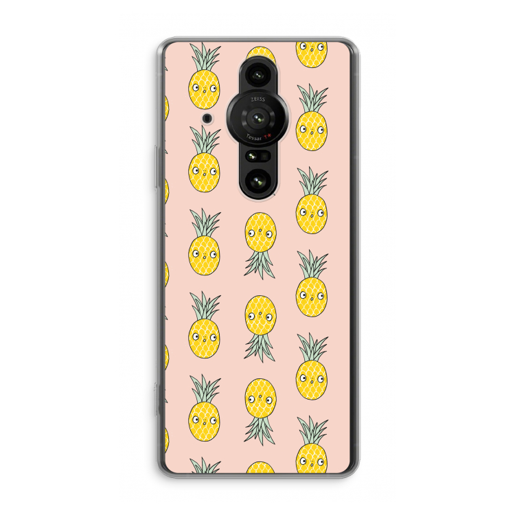 Ananas: Sony Xperia Pro-I Transparant Hoesje