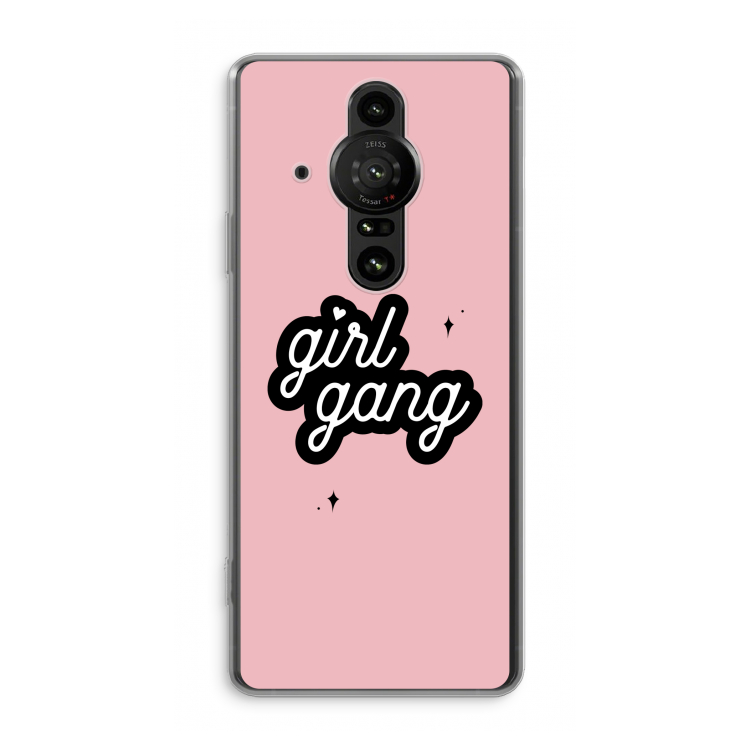 Girl Gang: Sony Xperia Pro-I Transparant Hoesje
