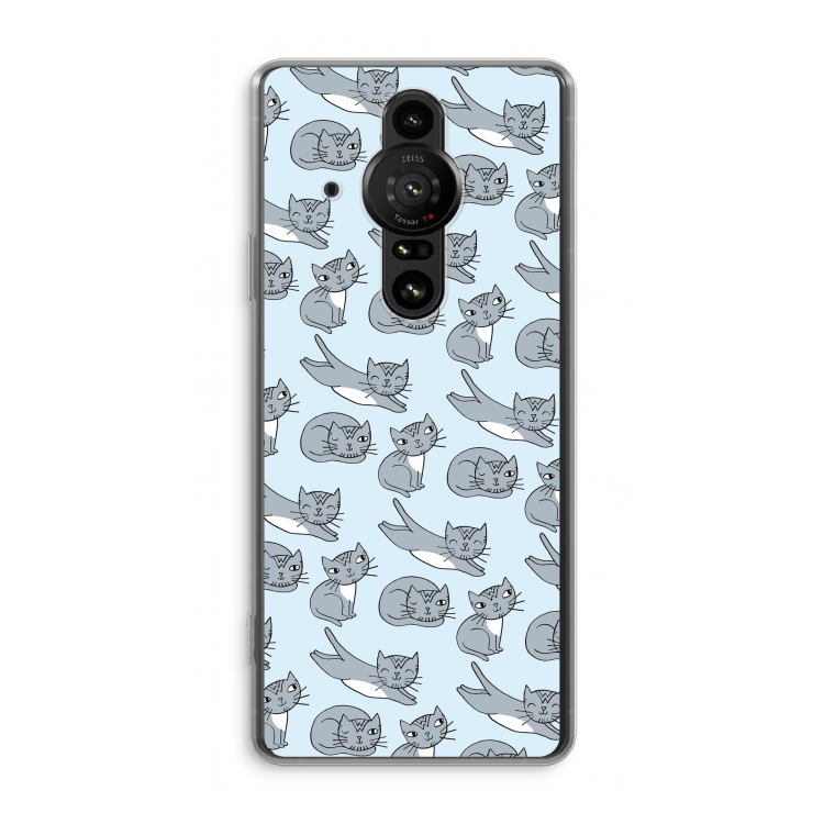 Poezen: Sony Xperia Pro-I Transparant Hoesje