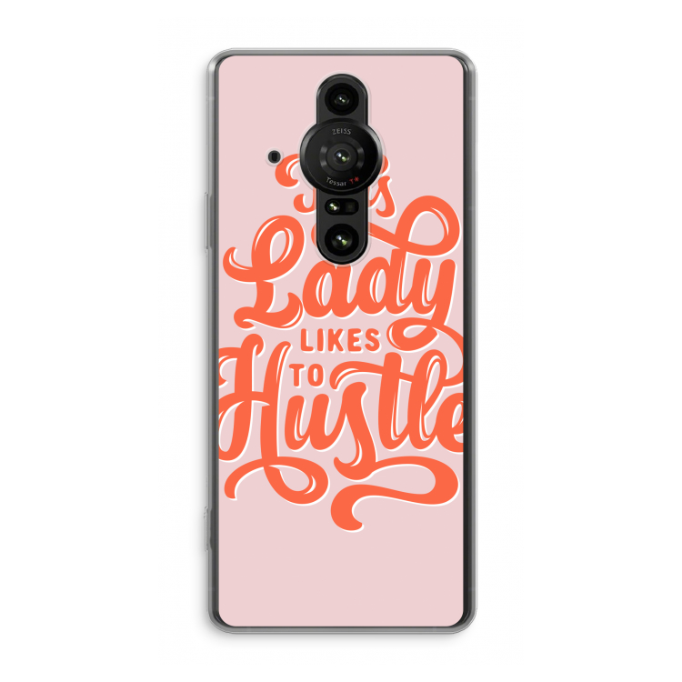 Hustle Lady: Sony Xperia Pro-I Transparant Hoesje