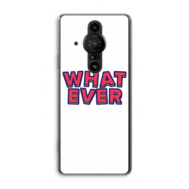 Whatever: Sony Xperia Pro-I Transparant Hoesje