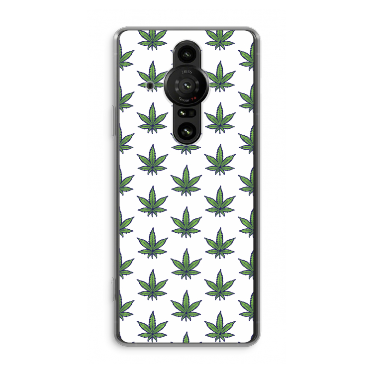 Weed: Sony Xperia Pro-I Transparant Hoesje