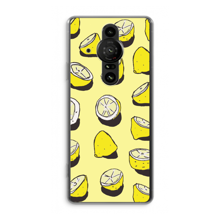 When Life Gives You Lemons...: Sony Xperia Pro-I Transparant Hoesje