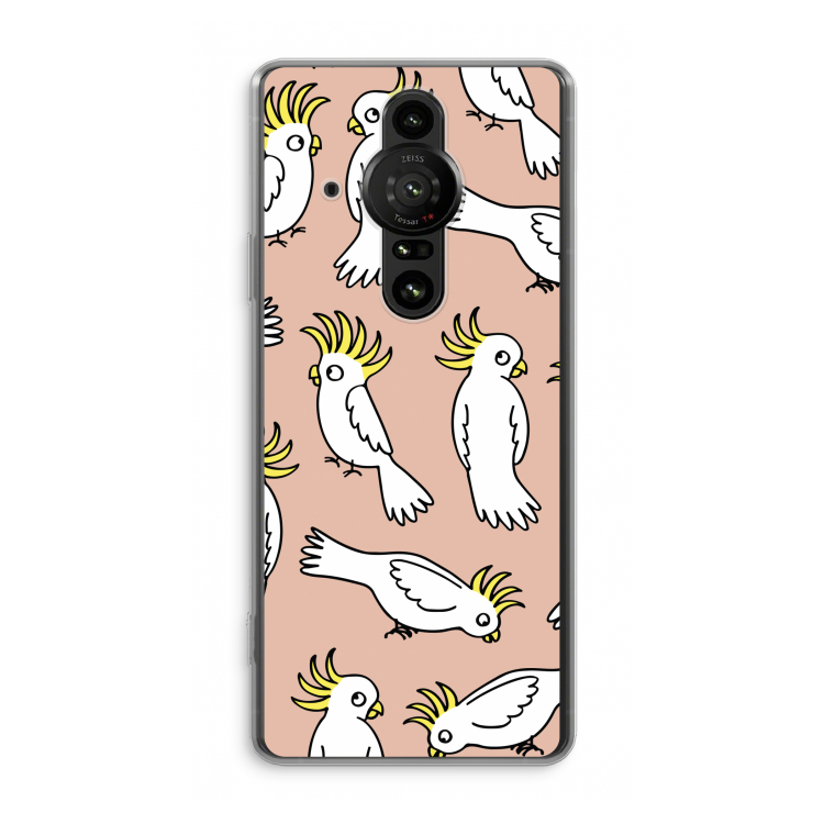Papegaai: Sony Xperia Pro-I Transparant Hoesje