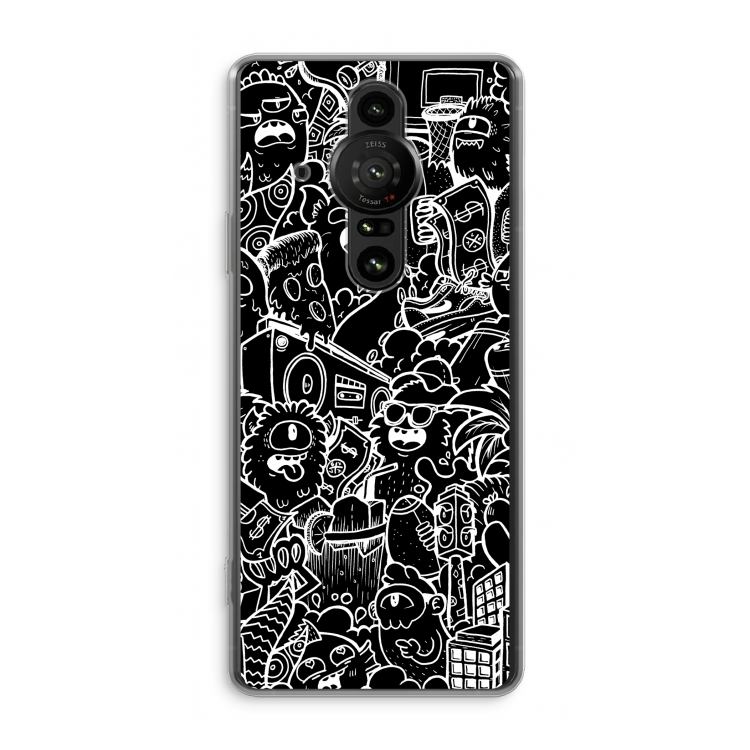 Vexx Black City : Sony Xperia Pro-I Transparant Hoesje