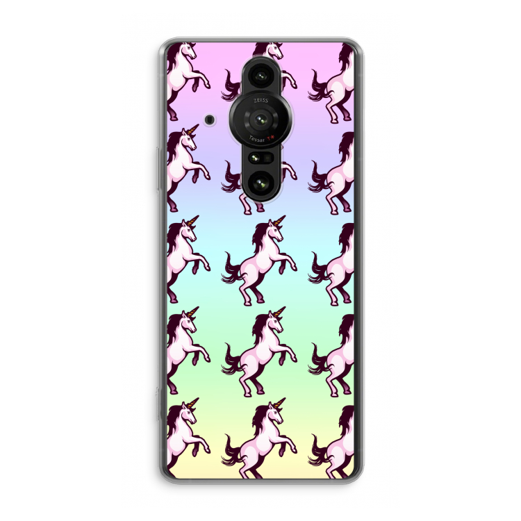 Musketon Unicorn: Sony Xperia Pro-I Transparant Hoesje