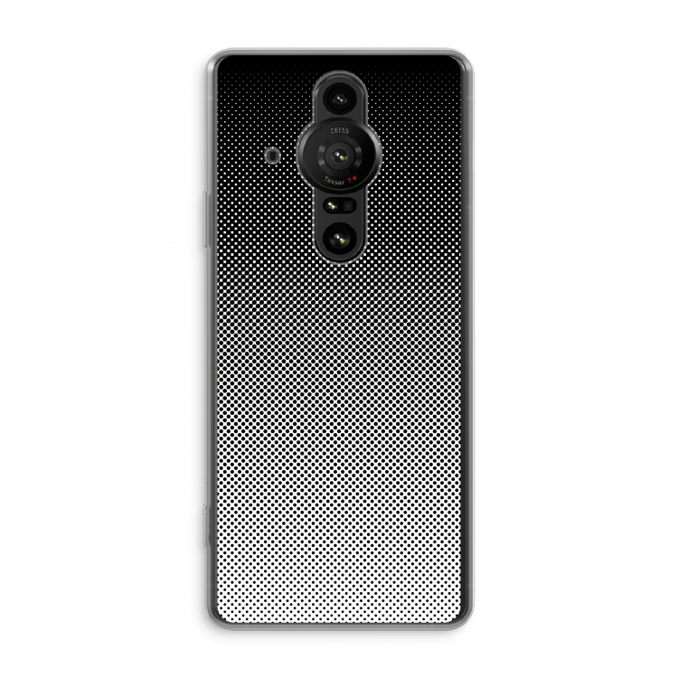 Musketon Halftone: Sony Xperia Pro-I Transparant Hoesje
