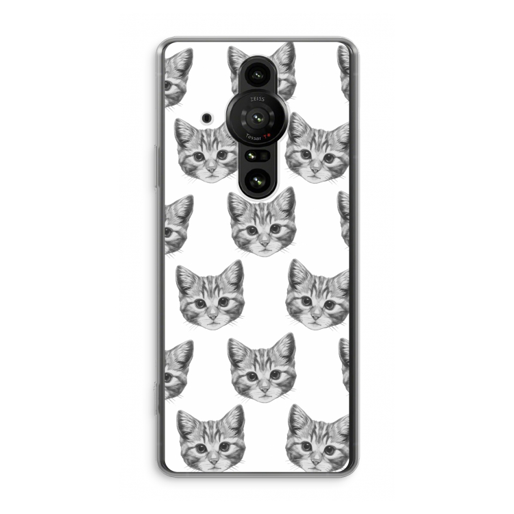 Kitten: Sony Xperia Pro-I Transparant Hoesje
