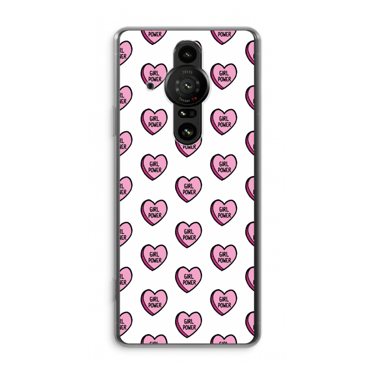 GIRL POWER: Sony Xperia Pro-I Transparant Hoesje