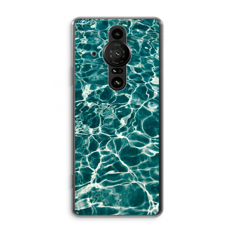 Weerkaatsing water: Sony Xperia Pro-I Transparant Hoesje