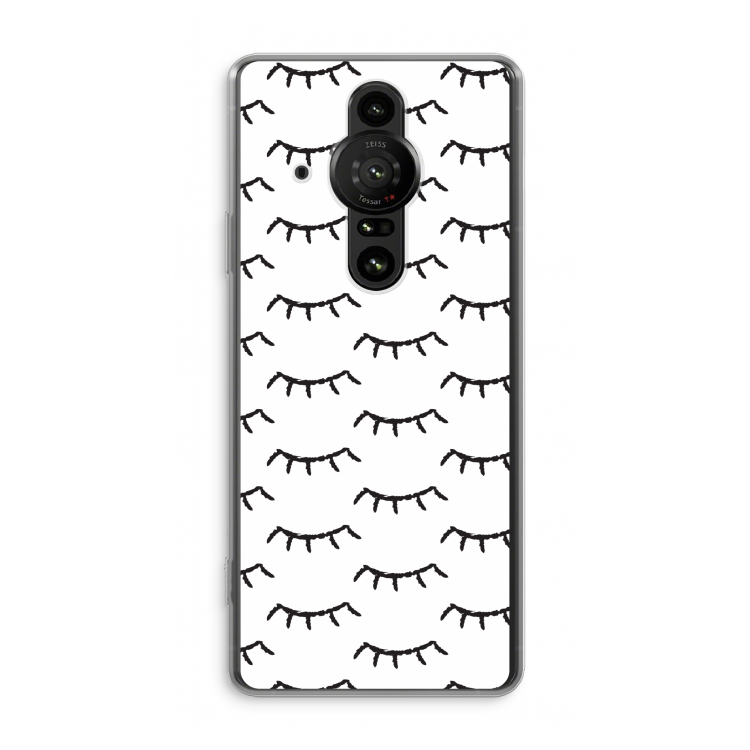 Wimpers: Sony Xperia Pro-I Transparant Hoesje