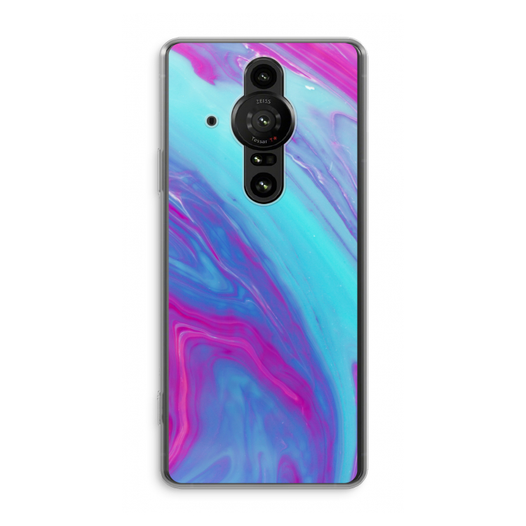 Zweverige regenboog: Sony Xperia Pro-I Transparant Hoesje
