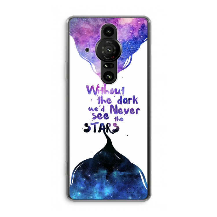 Stars quote: Sony Xperia Pro-I Transparant Hoesje