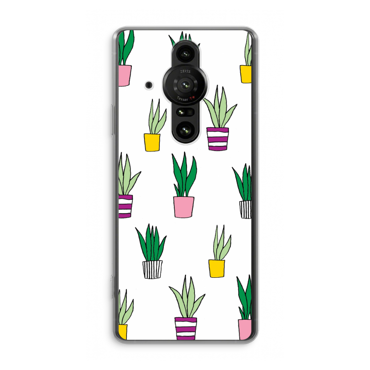 Sanseveria: Sony Xperia Pro-I Transparant Hoesje