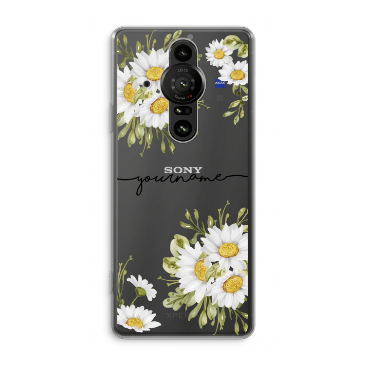 Daisies: Sony Xperia Pro-I Transparant Hoesje