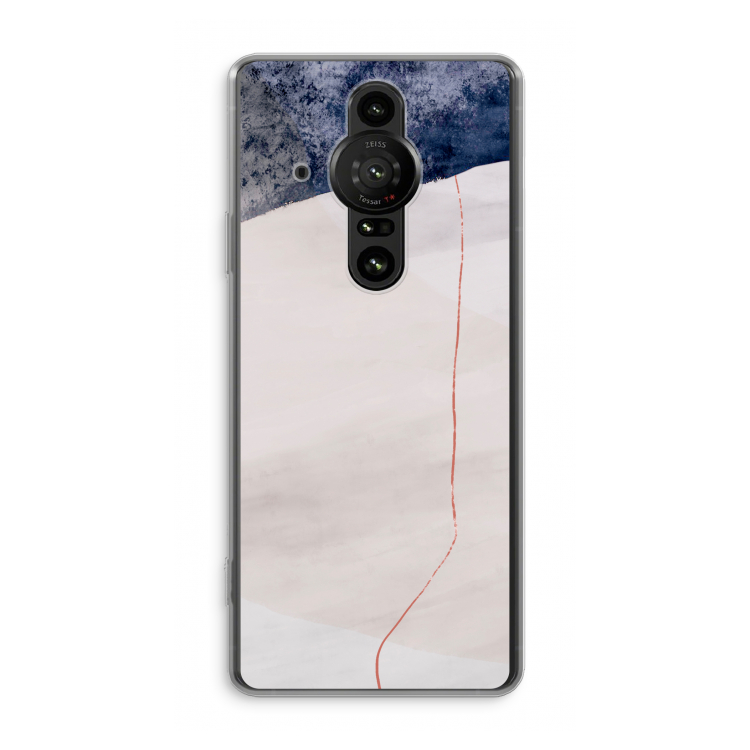 Stone White: Sony Xperia Pro-I Transparant Hoesje